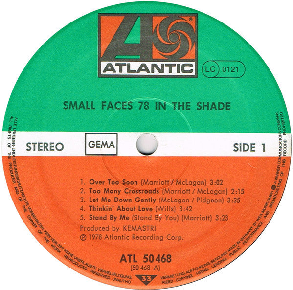 Small Faces : 78 In The Shade (LP, Album)