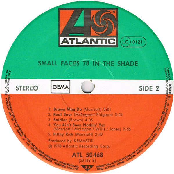 Small Faces : 78 In The Shade (LP, Album)