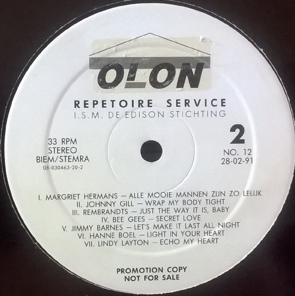 Various : Repertoire Service No. 12 (LP, Comp, Promo)