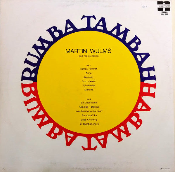 Martin Wulms And His Orchestra : Rumba Tambah (LP, Album, RE)
