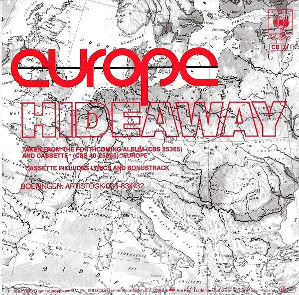 Europe (5) : Hideaway (7", Single)
