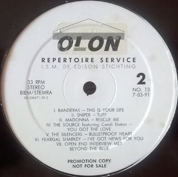 Various : Repertoire Service No. 13 (LP, Comp, Promo)