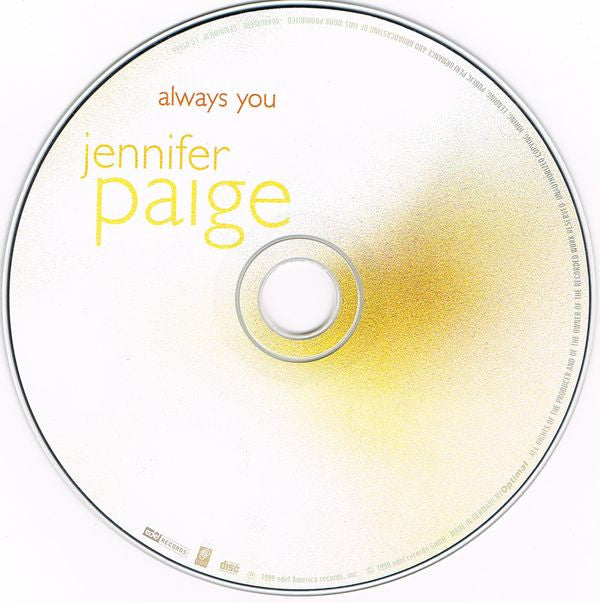Jennifer Paige : Always You (CD, Maxi)