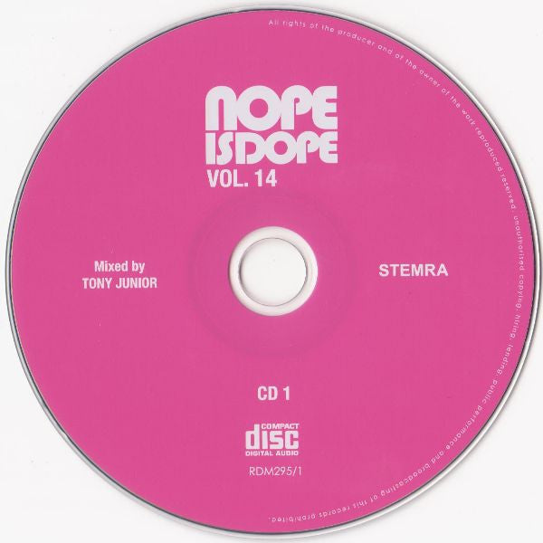 Various : Nope Is Dope Volume 14 (2xCD, Mixed)