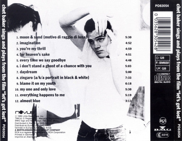 Chet Baker : Chet Baker Sings And Plays From The Film "Let's Get Lost" (CD, Album)