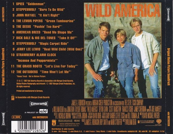 Various : Wild America (Original Motion Picture Soundtrack) (CD, Comp)
