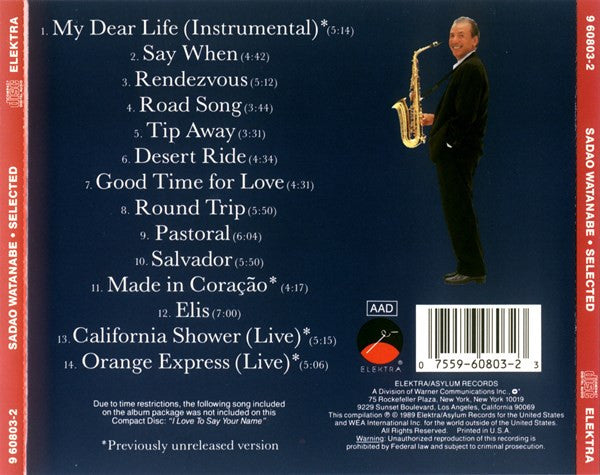 Sadao Watanabe : Selected (CD, Comp)