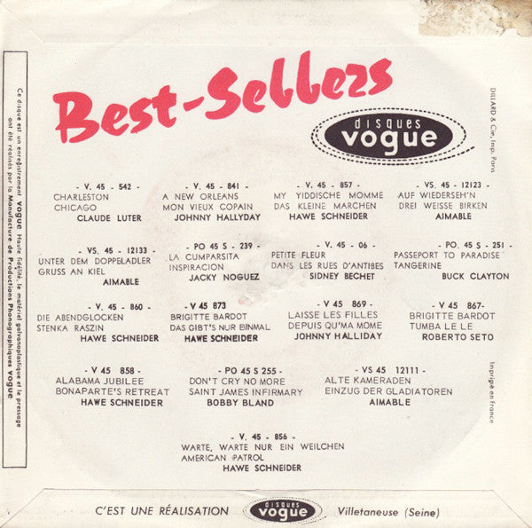 Hawe Schneider & Seine Spree City Stompers : Warte, Warte Nur Ein Weilchen (7", Single)