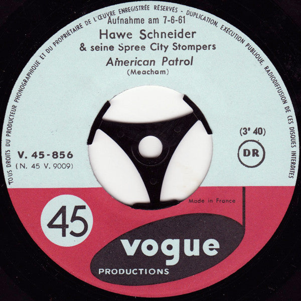 Hawe Schneider & Seine Spree City Stompers : Warte, Warte Nur Ein Weilchen (7", Single)