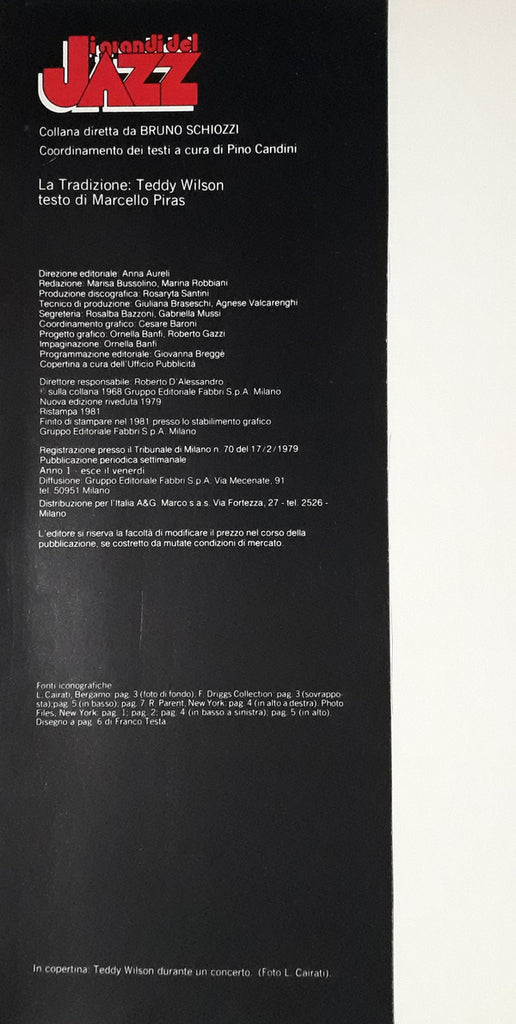 Teddy Wilson : Teddy Wilson (LP, Comp, RP)