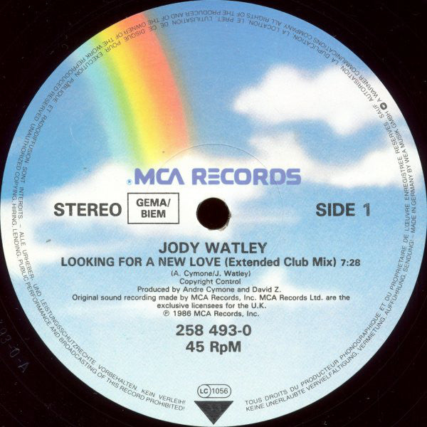 Jody Watley : Looking For A New Love (12")
