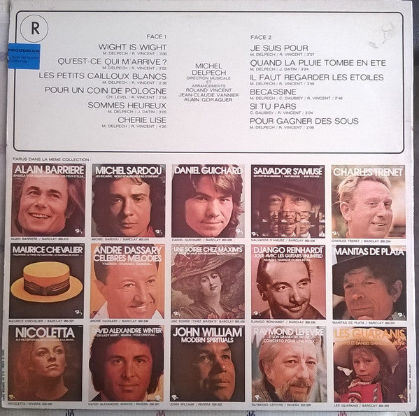 Michel Delpech : Michel Delpech (LP, Comp, RE)