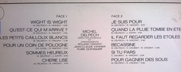 Michel Delpech : Michel Delpech (LP, Comp, RE)