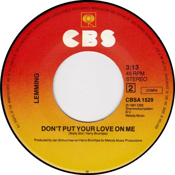 Lemming : Crazy Spider (7", Single)