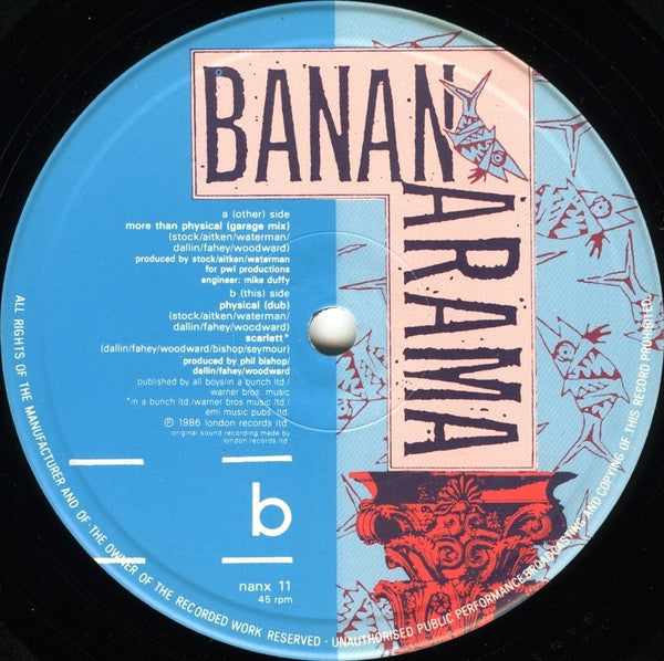 Bananarama : More Than Physical (12", Single)