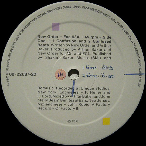 New Order : Confusion (12")