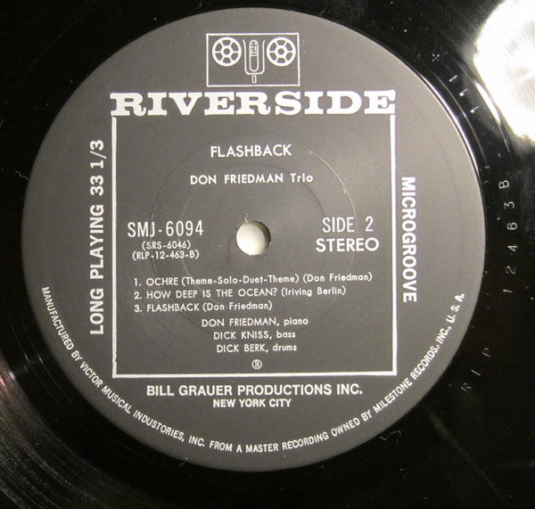 Don Friedman Trio : Flashback (LP, Album, RE)