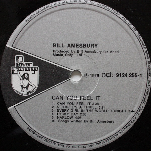 Bill Amesbury : Can You Feel It (LP, Album)