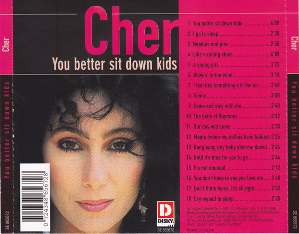 Cher : You Better Sit Down Kids (CD, Comp)