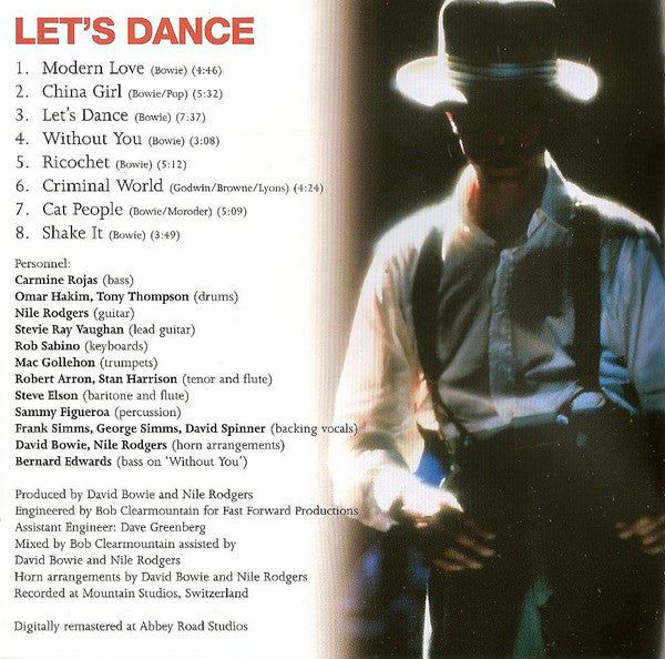 David Bowie : Let's Dance (CD, Album, Enh, RE, RM)