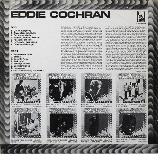 Eddie Cochran : Rock And Roll Classics Vol. 3 (LP, Comp)