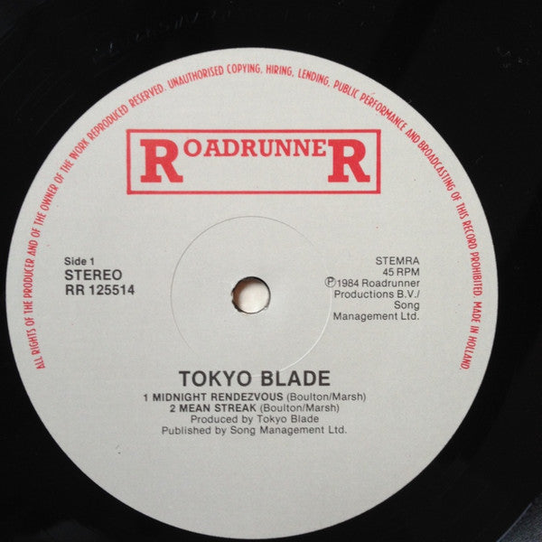 Tokyo Blade : Midnight Rendezvous (12", EP)