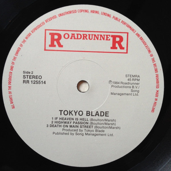 Tokyo Blade : Midnight Rendezvous (12", EP)