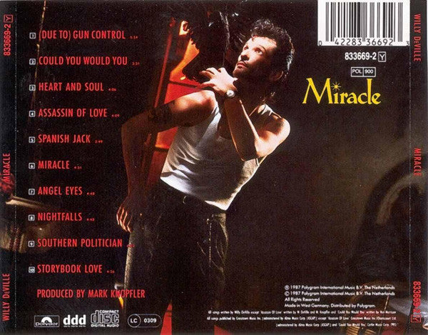 Willy DeVille : Miracle (CD, Album, PDO)