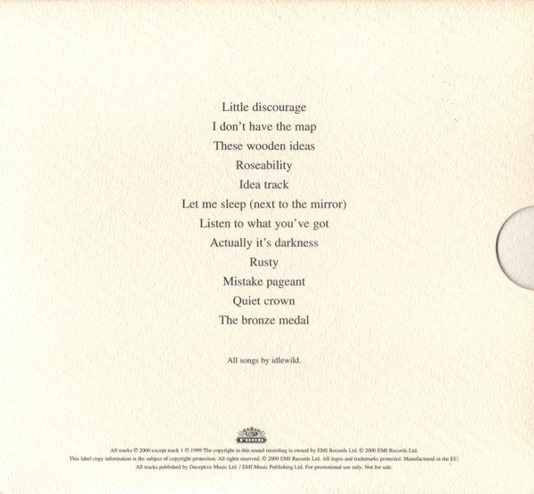 Idlewild : 100 Broken Windows (CD, Album, Promo)