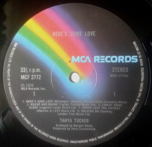 Tanya Tucker : Here's Some Love (LP, Album)
