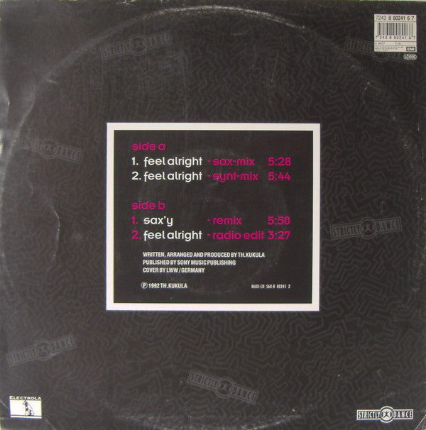 Candy Beat : Feel Alright (12")