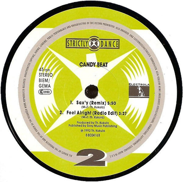 Candy Beat : Feel Alright (12")