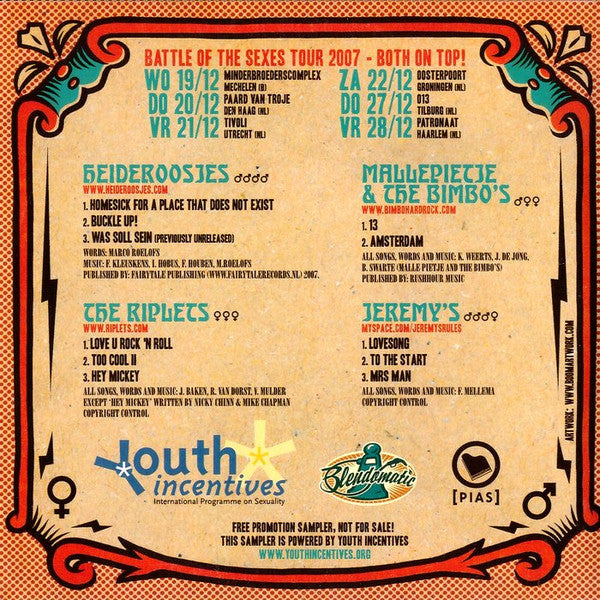 Various : Battle Of The Sexes (CD, Promo, Smplr)