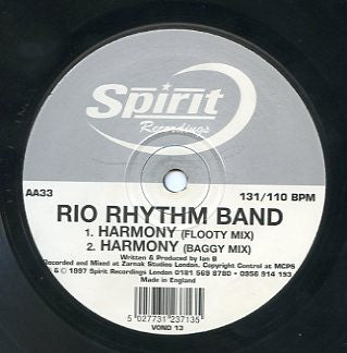 Rio Rhythm Band : Harmony (12")