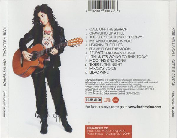 Katie Melua : Call Off The Search (CD, Album, Enh)