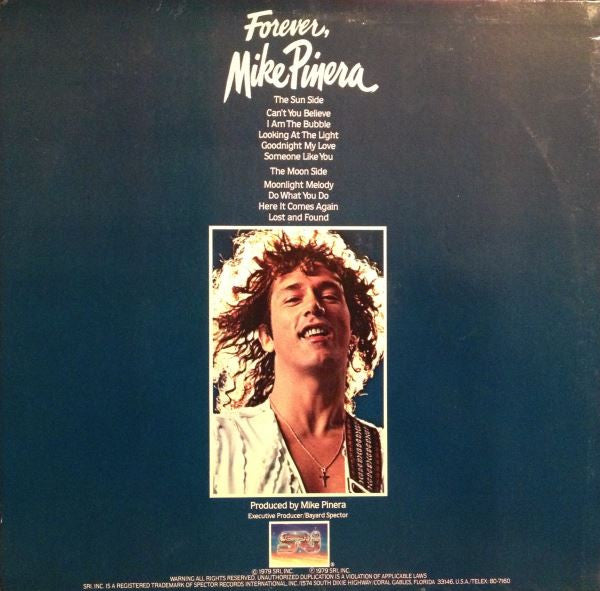 Mike Pinera : Forever, Mike Pinera (LP, Album)