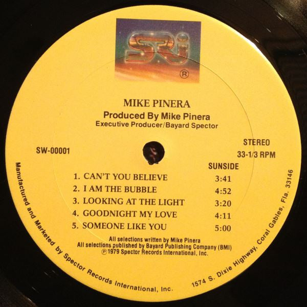 Mike Pinera : Forever, Mike Pinera (LP, Album)