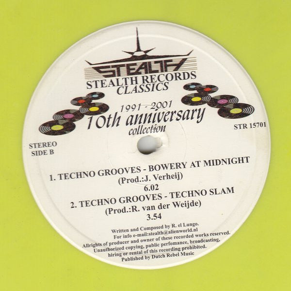 Various : 10th Anniversary Collection (1991-2001) (12", Yel)