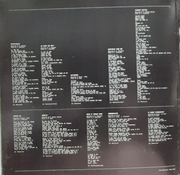 Drupi (2) : Provincia (LP, Album)