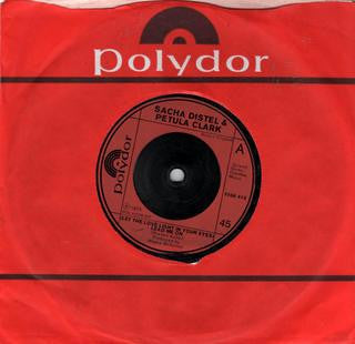 Sacha Distel & Petula Clark : (Let The Love Light In Your Eyes) Lead Me On (7", Single)
