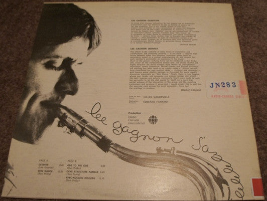 Lee Gagnon : Jazzzzz (LP, Album, RP)