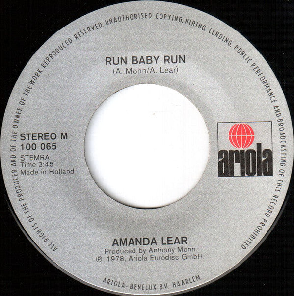 Amanda Lear : Enigma (Give A Bit Of Mmh To Me) (7", Single, Pap)