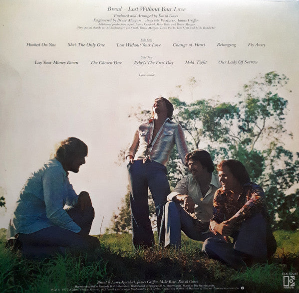 Bread : Lost Without Your Love (LP, Album, Gat)