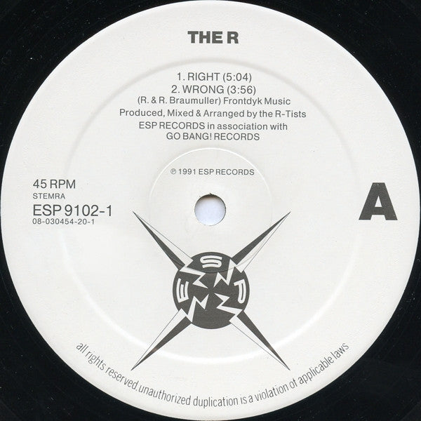The R : Let's Get Going / Right (12")