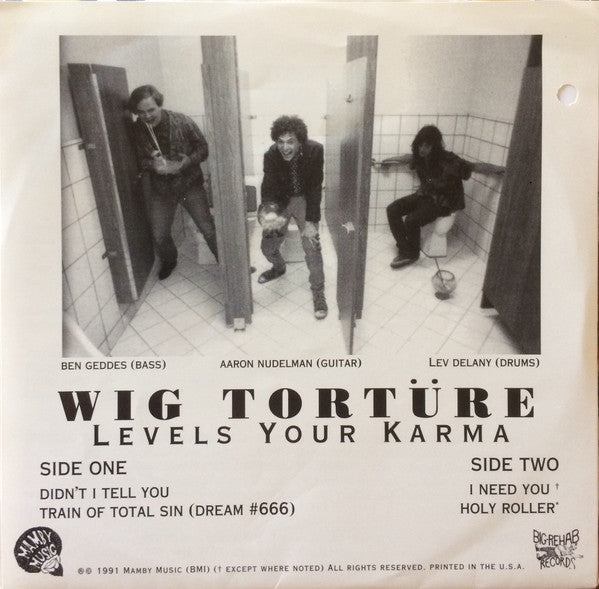 Wig Torture : Levels Your Karma (7", Yel)