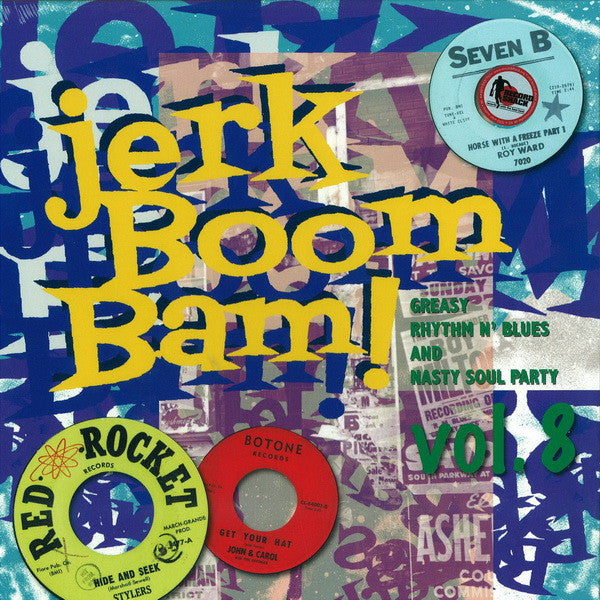 Various : Jerk Boom Bam! Vol 8 (LP, Comp)