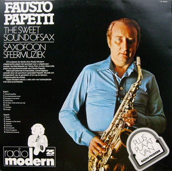 Fausto Papetti : The Sweet Sound Of Sax (LP, Comp)