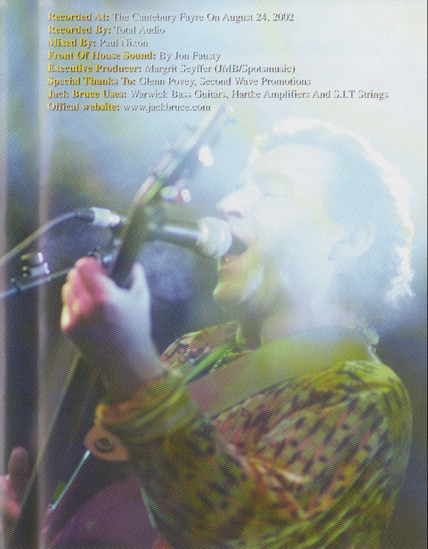 Jack Bruce : Rock Legends  (DVD, PAL)