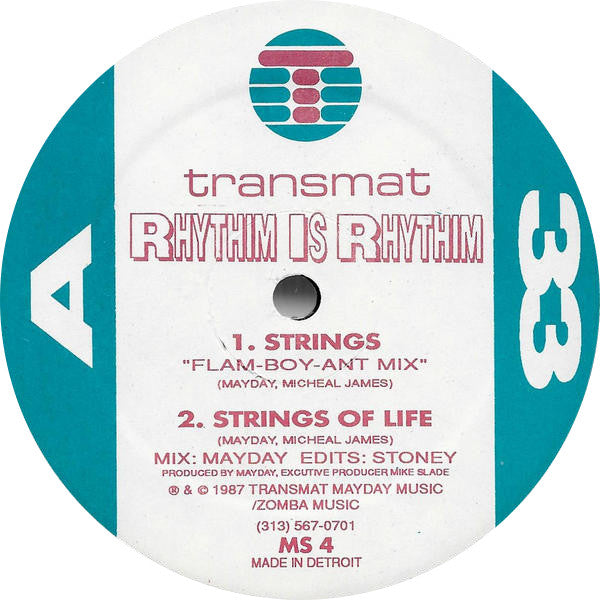Rhythim Is Rhythim : Strings Of Life (12")
