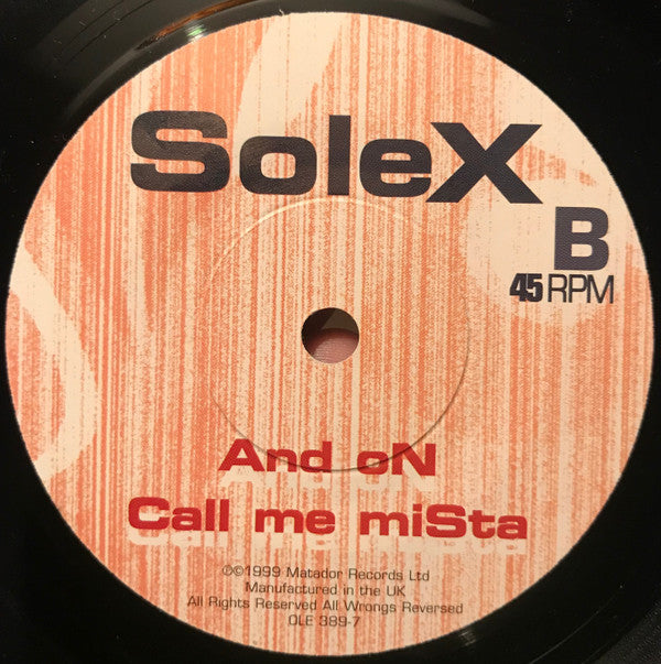 Solex : Randy Constanza (7")